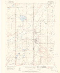 Erie Colorado Historical topographic map, 1:24000 scale, 7.5 X 7.5 Minute, Year 1951