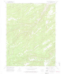 Escalante Forks Colorado Historical topographic map, 1:24000 scale, 7.5 X 7.5 Minute, Year 1973