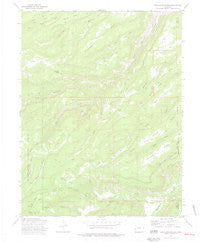 Escalante Forks Colorado Historical topographic map, 1:24000 scale, 7.5 X 7.5 Minute, Year 1973
