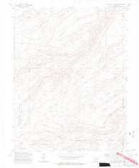 Escalante Forks Colorado Historical topographic map, 1:24000 scale, 7.5 X 7.5 Minute, Year 1973
