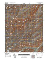 Escalante Forks Colorado Historical topographic map, 1:24000 scale, 7.5 X 7.5 Minute, Year 2011