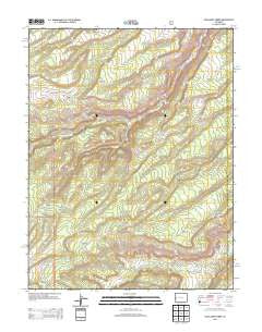 Escalante Forks Colorado Historical topographic map, 1:24000 scale, 7.5 X 7.5 Minute, Year 2013