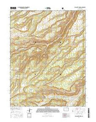 Escalante Forks Colorado Current topographic map, 1:24000 scale, 7.5 X 7.5 Minute, Year 2016