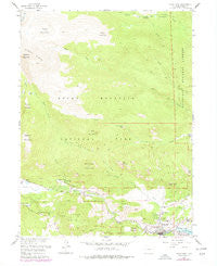 Estes Park Colorado Historical topographic map, 1:24000 scale, 7.5 X 7.5 Minute, Year 1961