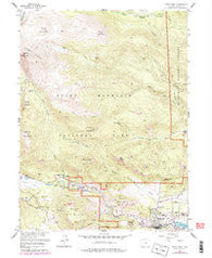 Estes Park Colorado Historical topographic map, 1:24000 scale, 7.5 X 7.5 Minute, Year 1961