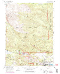 Estes Park Colorado Historical topographic map, 1:24000 scale, 7.5 X 7.5 Minute, Year 1961