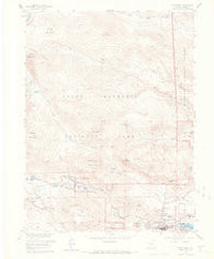 Estes Park Colorado Historical topographic map, 1:24000 scale, 7.5 X 7.5 Minute, Year 1961
