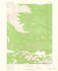 Estes Park Colorado Historical topographic map, 1:24000 scale, 7.5 X 7.5 Minute, Year 1961