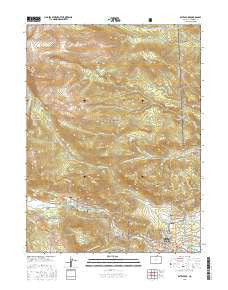 Estes Park Colorado Current topographic map, 1:24000 scale, 7.5 X 7.5 Minute, Year 2016