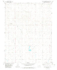 Eureka Creek North Colorado Historical topographic map, 1:24000 scale, 7.5 X 7.5 Minute, Year 1982