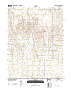Eureka Creek North Colorado Historical topographic map, 1:24000 scale, 7.5 X 7.5 Minute, Year 2013