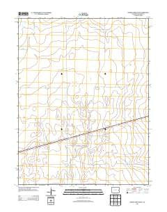 Eureka Creek South Colorado Historical topographic map, 1:24000 scale, 7.5 X 7.5 Minute, Year 2013