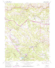Evergreen Colorado Historical topographic map, 1:24000 scale, 7.5 X 7.5 Minute, Year 1965