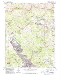Evergreen Colorado Historical topographic map, 1:24000 scale, 7.5 X 7.5 Minute, Year 1965
