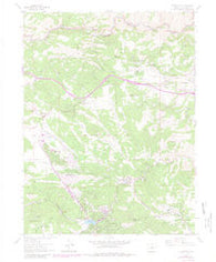 Evergreen Colorado Historical topographic map, 1:24000 scale, 7.5 X 7.5 Minute, Year 1965