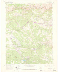 Evergreen Colorado Historical topographic map, 1:24000 scale, 7.5 X 7.5 Minute, Year 1965