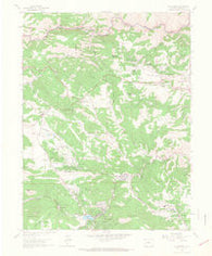 Evergreen Colorado Historical topographic map, 1:24000 scale, 7.5 X 7.5 Minute, Year 1965