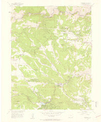 Evergreen Colorado Historical topographic map, 1:24000 scale, 7.5 X 7.5 Minute, Year 1957