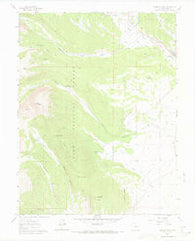 Fairplay West Colorado Historical topographic map, 1:24000 scale, 7.5 X 7.5 Minute, Year 1960