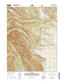 Fairplay West Colorado Current topographic map, 1:24000 scale, 7.5 X 7.5 Minute, Year 2016