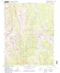 Fairview Peak Colorado Historical topographic map, 1:24000 scale, 7.5 X 7.5 Minute, Year 1967