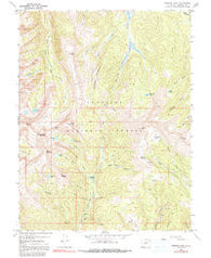 Fairview Peak Colorado Historical topographic map, 1:24000 scale, 7.5 X 7.5 Minute, Year 1967