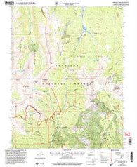Fairview Peak Colorado Historical topographic map, 1:24000 scale, 7.5 X 7.5 Minute, Year 2001