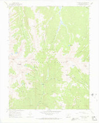 Fairview Peak Colorado Historical topographic map, 1:24000 scale, 7.5 X 7.5 Minute, Year 1967
