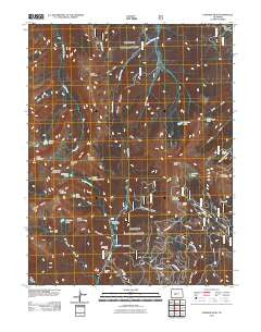 Fairview Peak Colorado Historical topographic map, 1:24000 scale, 7.5 X 7.5 Minute, Year 2011