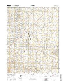 Falcon Colorado Current topographic map, 1:24000 scale, 7.5 X 7.5 Minute, Year 2016