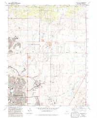 Falcon NW Colorado Historical topographic map, 1:24000 scale, 7.5 X 7.5 Minute, Year 1961