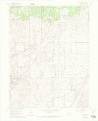 Falcon NW Colorado Historical topographic map, 1:24000 scale, 7.5 X 7.5 Minute, Year 1961