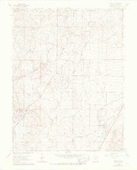 Falcon NW Colorado Historical topographic map, 1:24000 scale, 7.5 X 7.5 Minute, Year 1961