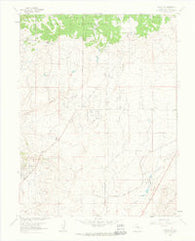 Falcon NW Colorado Historical topographic map, 1:24000 scale, 7.5 X 7.5 Minute, Year 1961