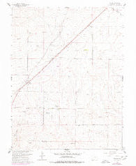 Falcon Colorado Historical topographic map, 1:24000 scale, 7.5 X 7.5 Minute, Year 1961