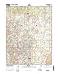 Falcon NW Colorado Current topographic map, 1:24000 scale, 7.5 X 7.5 Minute, Year 2016