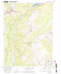 Fall River Pass Colorado Historical topographic map, 1:24000 scale, 7.5 X 7.5 Minute, Year 1958