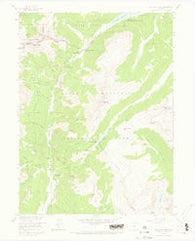 Fall River Pass Colorado Historical topographic map, 1:24000 scale, 7.5 X 7.5 Minute, Year 1958