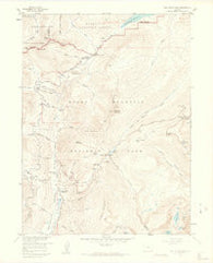 Fall River Pass Colorado Historical topographic map, 1:24000 scale, 7.5 X 7.5 Minute, Year 1958