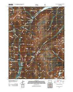 Fall River Pass Colorado Historical topographic map, 1:24000 scale, 7.5 X 7.5 Minute, Year 2011