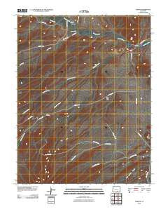 Farisita Colorado Historical topographic map, 1:24000 scale, 7.5 X 7.5 Minute, Year 2010