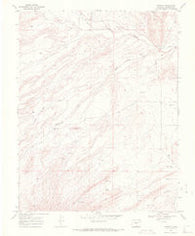 Farisita Colorado Historical topographic map, 1:24000 scale, 7.5 X 7.5 Minute, Year 1969