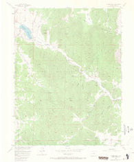 Farnum Peak Colorado Historical topographic map, 1:24000 scale, 7.5 X 7.5 Minute, Year 1956