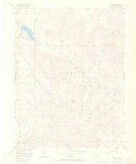 Farnum Peak Colorado Historical topographic map, 1:24000 scale, 7.5 X 7.5 Minute, Year 1956