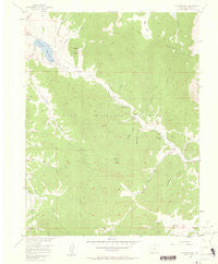Farnum Peak Colorado Historical topographic map, 1:24000 scale, 7.5 X 7.5 Minute, Year 1956
