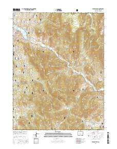 Farnum Peak Colorado Current topographic map, 1:24000 scale, 7.5 X 7.5 Minute, Year 2016