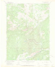 Farwell Mountain Colorado Historical topographic map, 1:24000 scale, 7.5 X 7.5 Minute, Year 1962