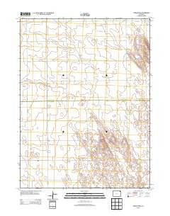 Fiddler Peak Colorado Historical topographic map, 1:24000 scale, 7.5 X 7.5 Minute, Year 2013