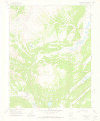 Finger Mesa Colorado Historical topographic map, 1:24000 scale, 7.5 X 7.5 Minute, Year 1964
