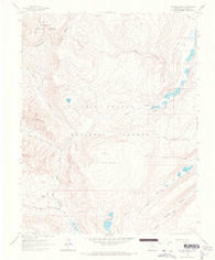 Finger Mesa Colorado Historical topographic map, 1:24000 scale, 7.5 X 7.5 Minute, Year 1964